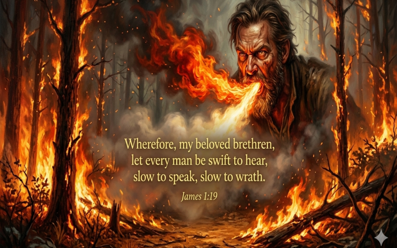 The Unruly Fire: Taming the Tongue for the Glory of God An Exposition of James 1:19